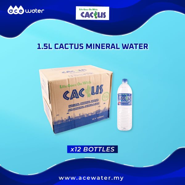 1.5l cactus mineral water