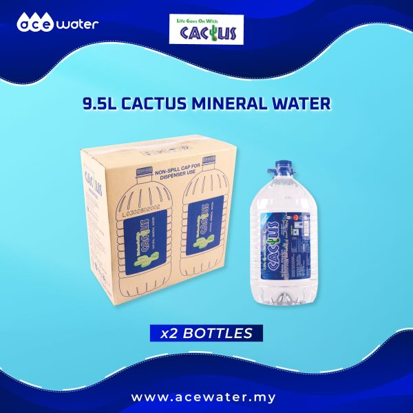 9.5l cactus mineral water