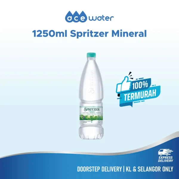 1250ML SPRITZER MINERAL WATER