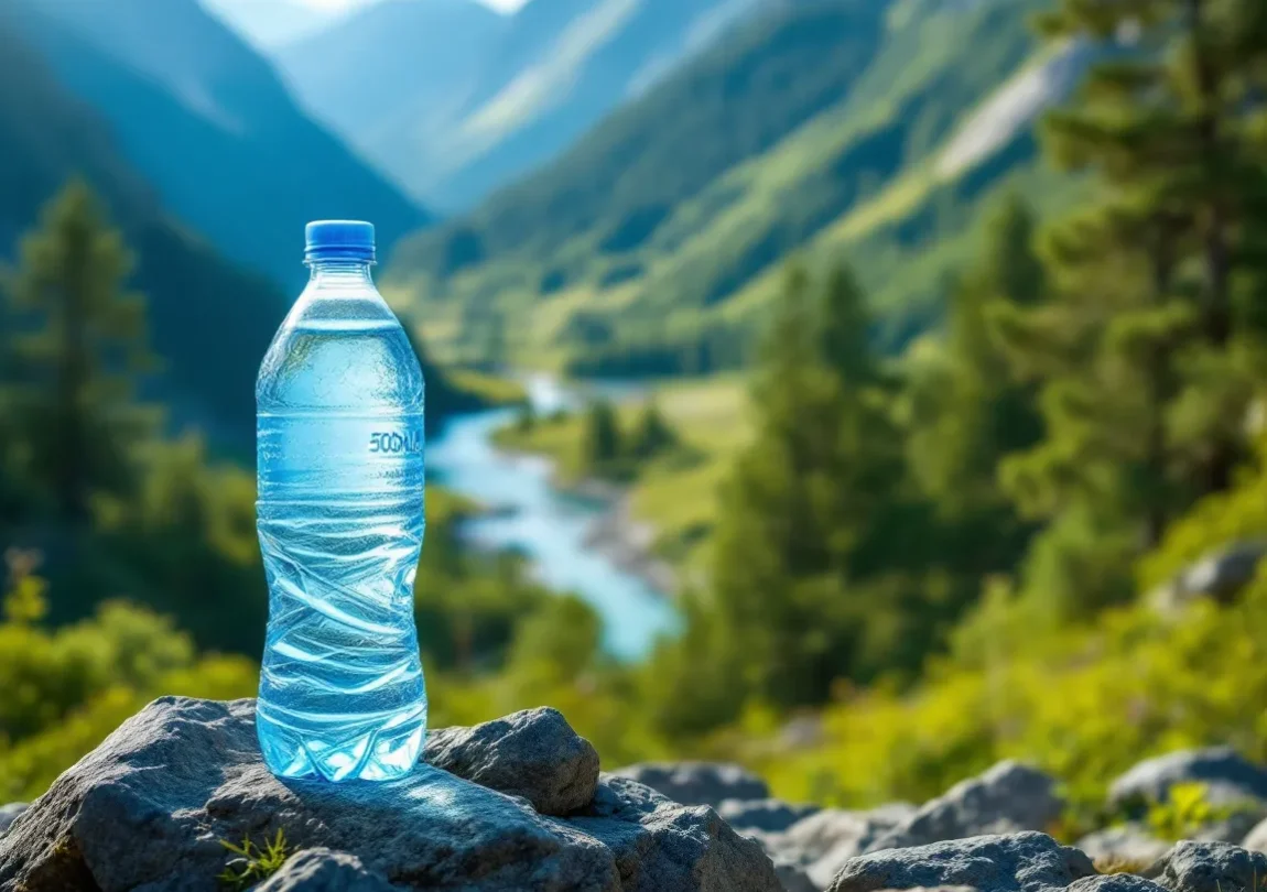 mineral water natural background