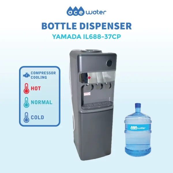 Floor Standing Bottled Water Dispenser Yamada IL688-37CP
